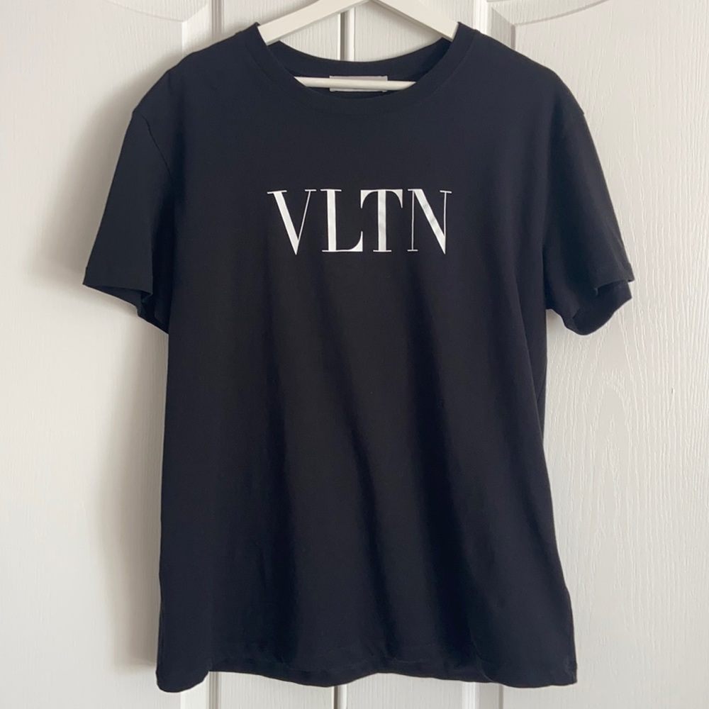 Valentino Black Short Sleeve Tee